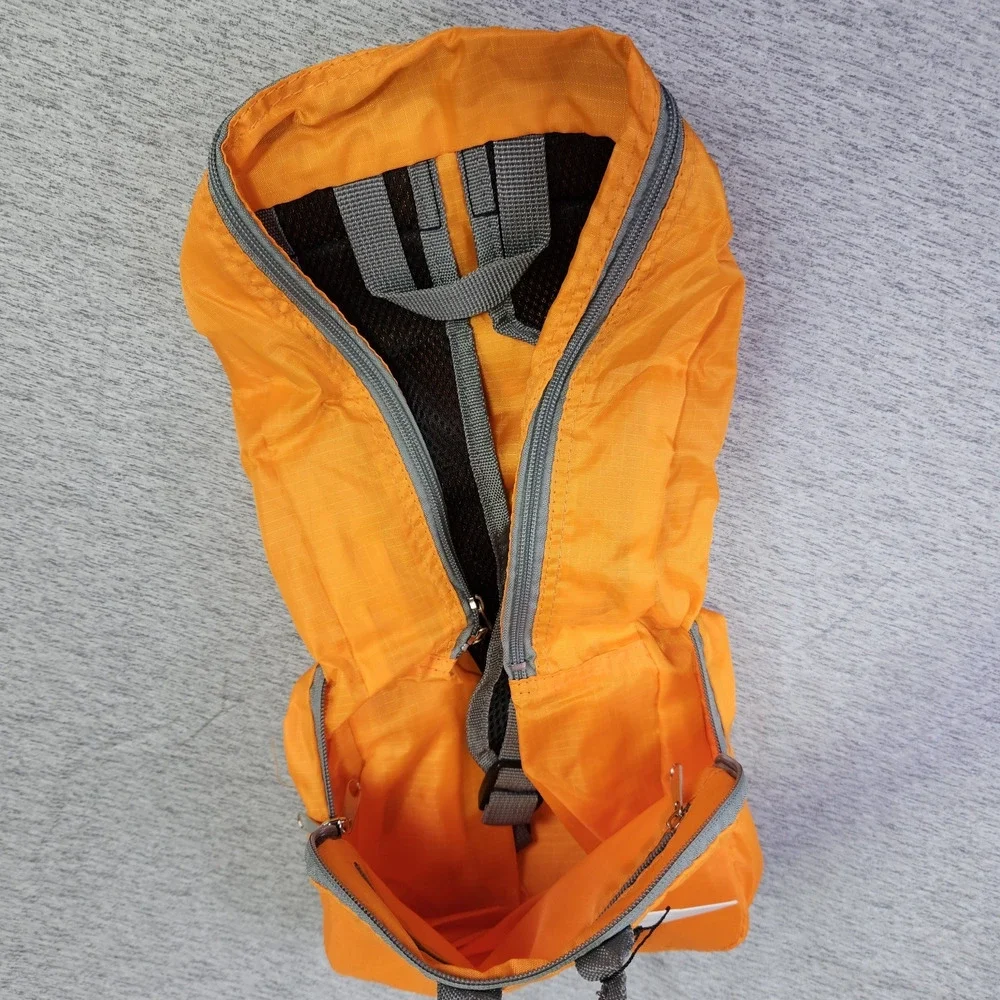 Ashbury Packable Backpack Daypack Ultralightweight Neon Orange Travel Hiking NWT